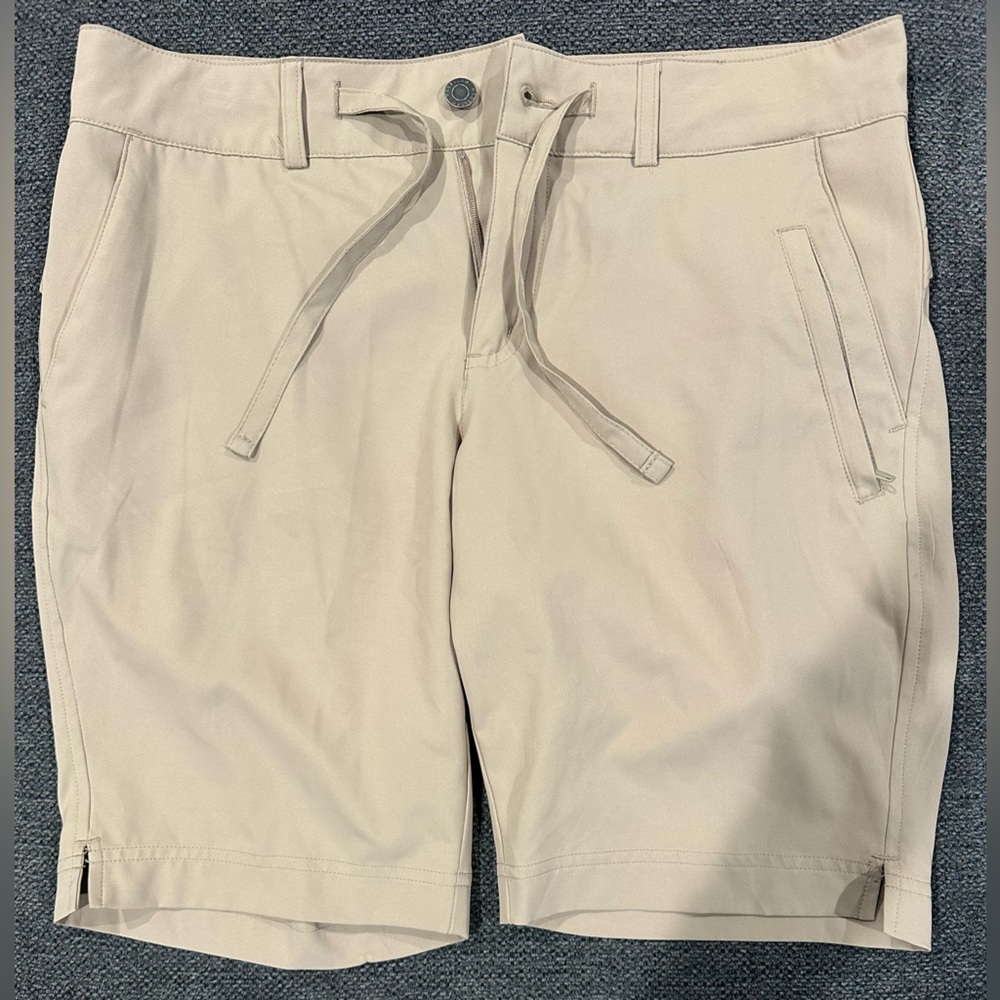 Magellan Outdoors Tan Mesh-Lined Shorts